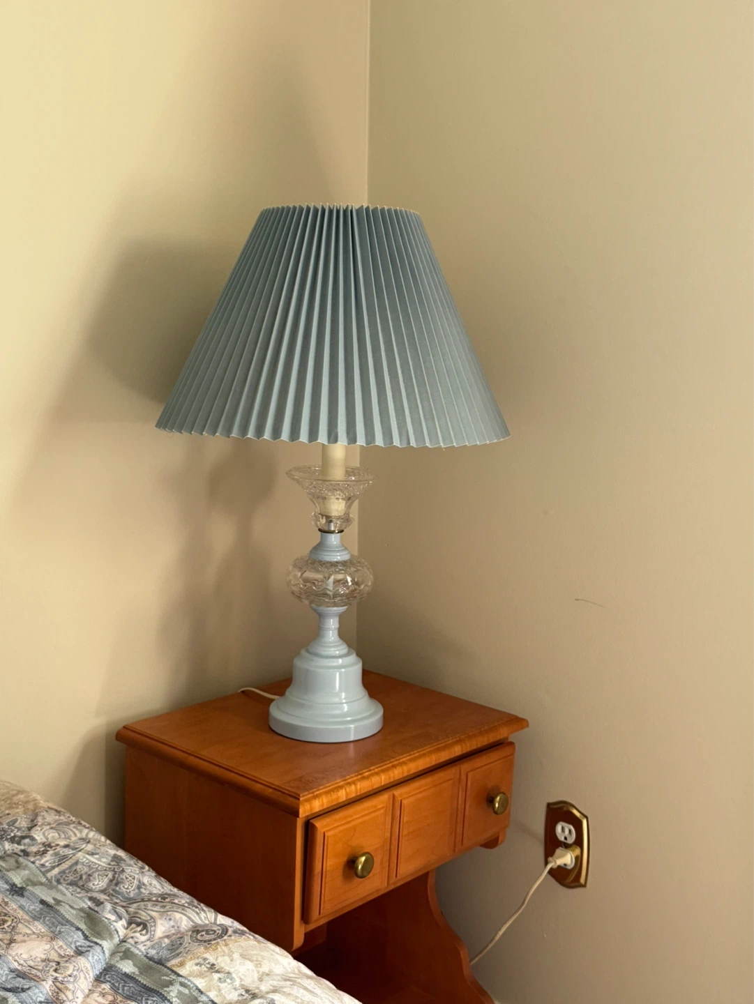 Light Blue Table Lamp