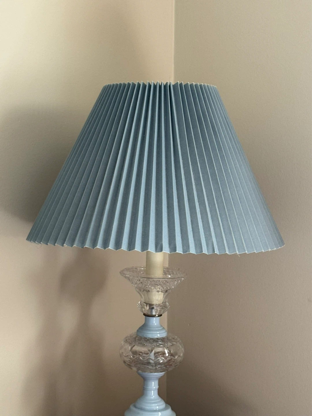 Light Blue Table Lamp - photo 3