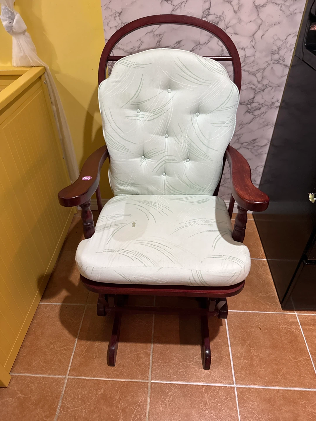 Wooden Glider Rocking Chair