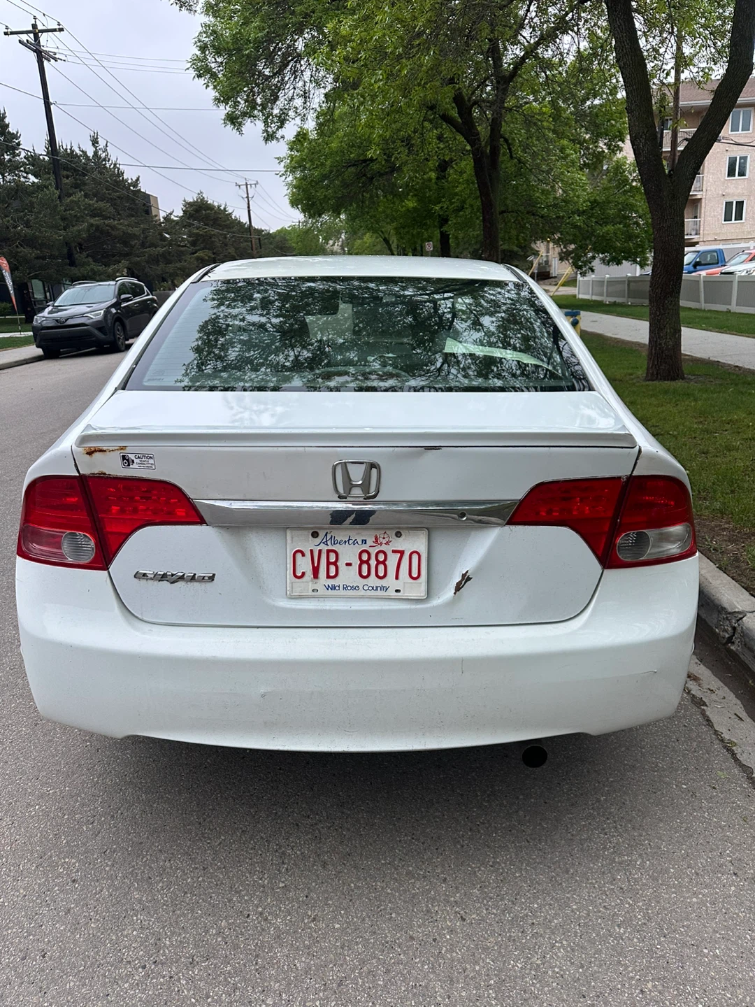 White Honda Civic Sedan - photo 3