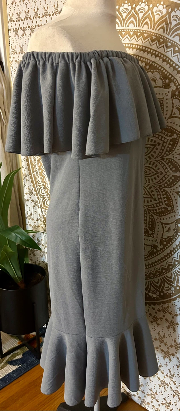 LuLaRoe Off-the-Shoulder Dress Size L - photo 4