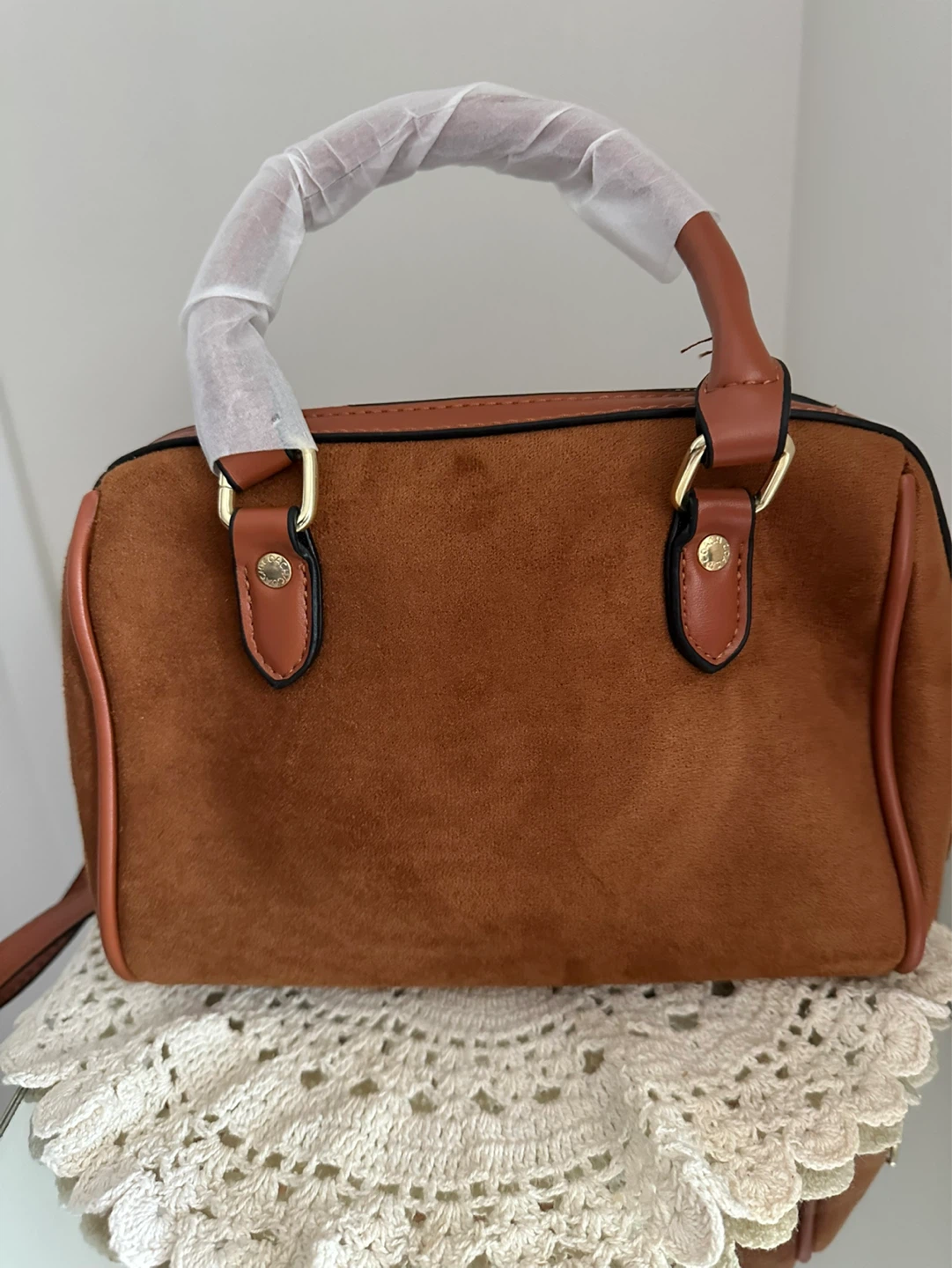 Coach Suede Barrel Bag - Brown - photo 2