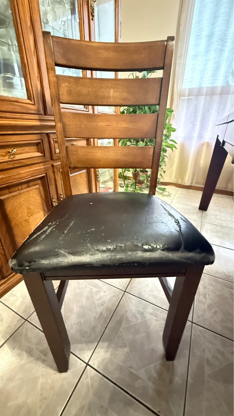 Wooden Dining table (PLUS free chairs and bench) - photo 4