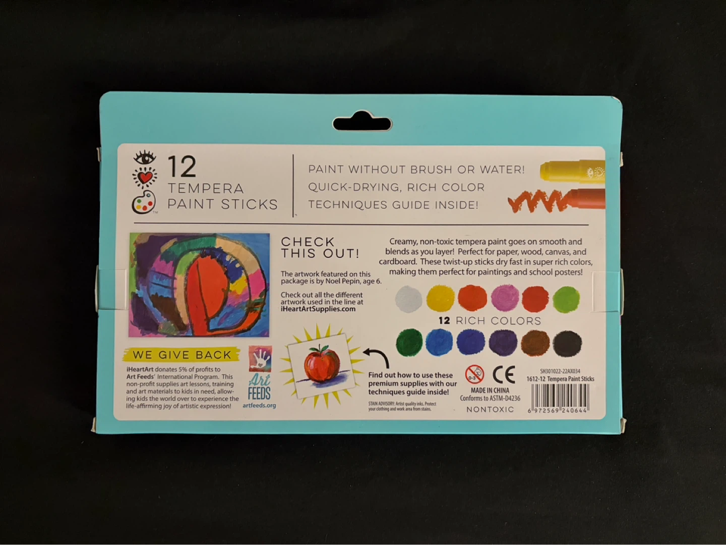 12 Tempera Paint Sticks (unopened) - photo 2
