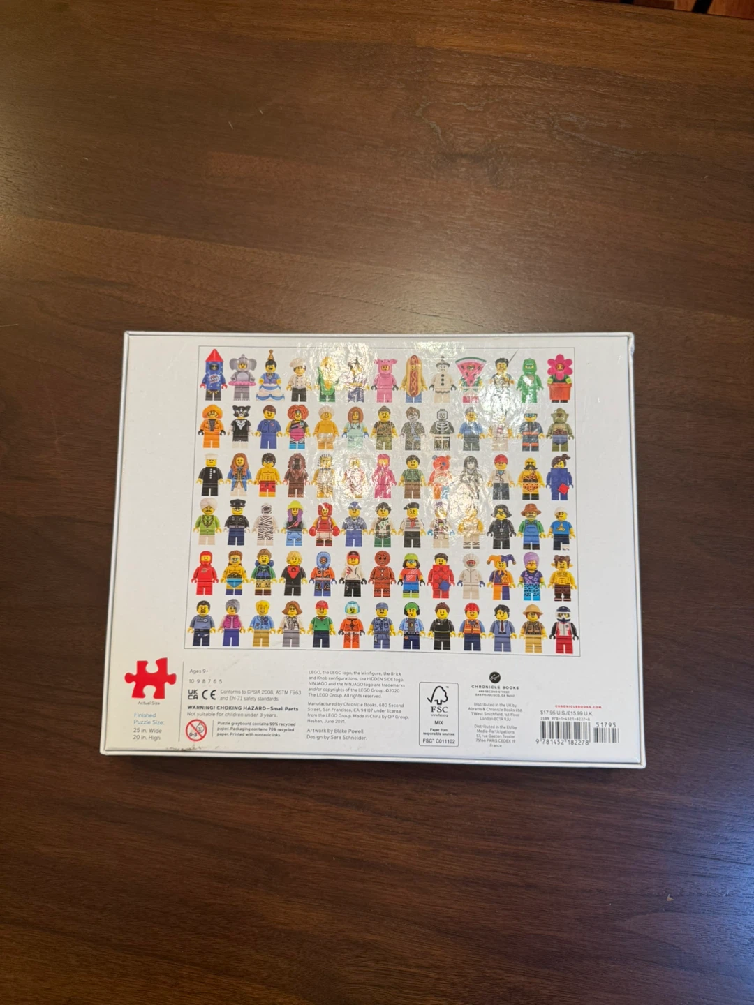 NEW LEGO Minifigure Puzzle - 1000 Piece - photo 2