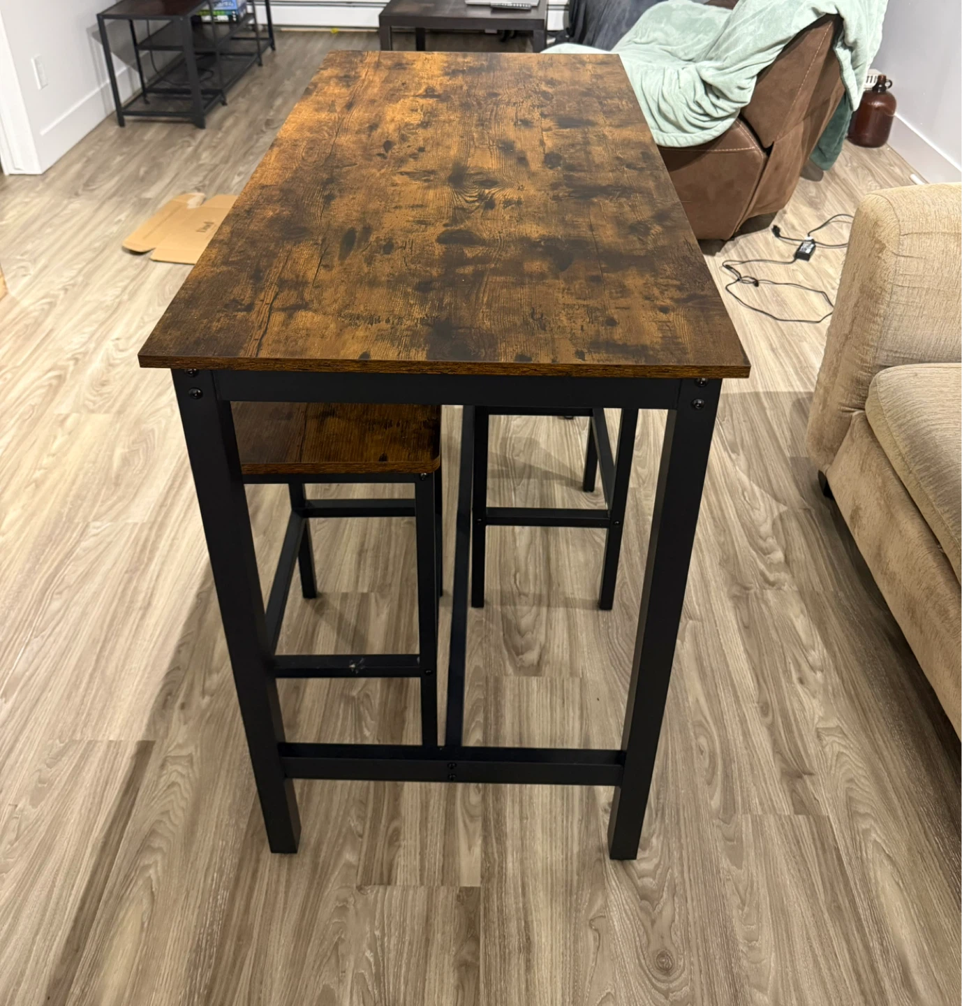 Rustic bar table