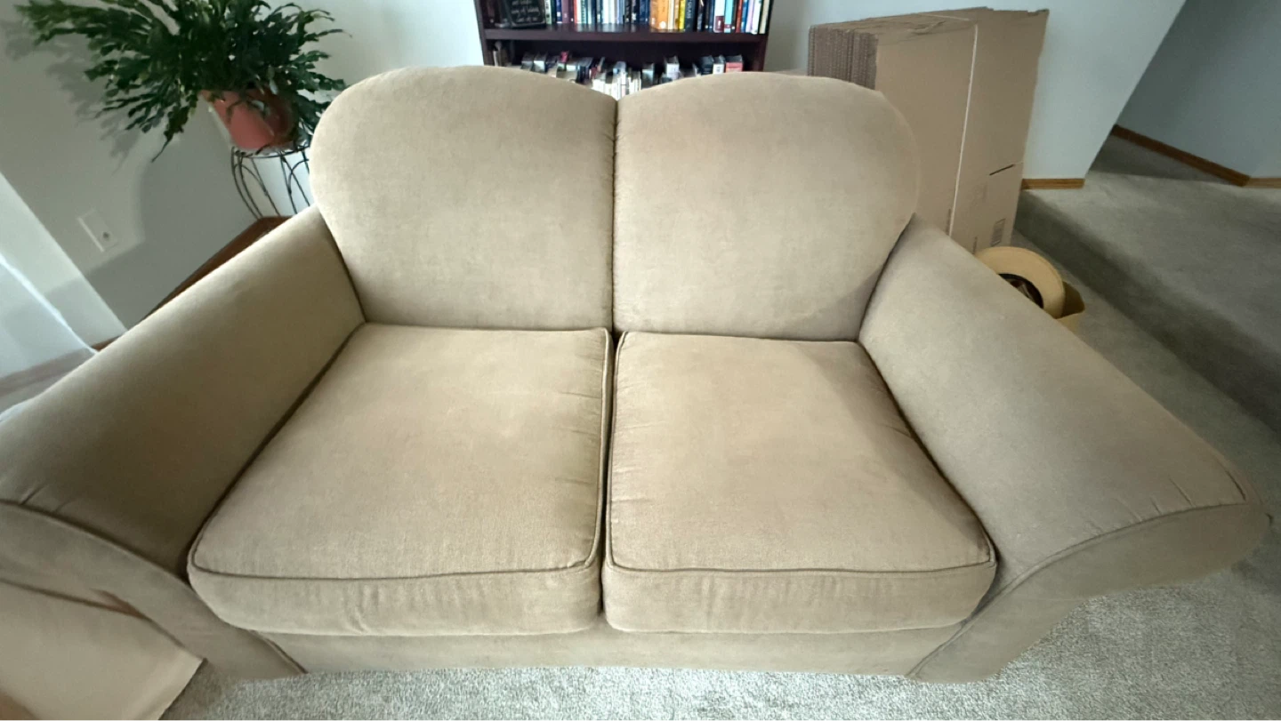 Sage green Loveseat