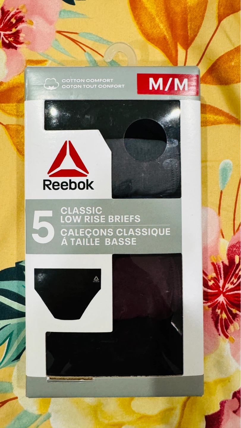 Reebok Classic 5 Pack Low Rise Briefs - M/M