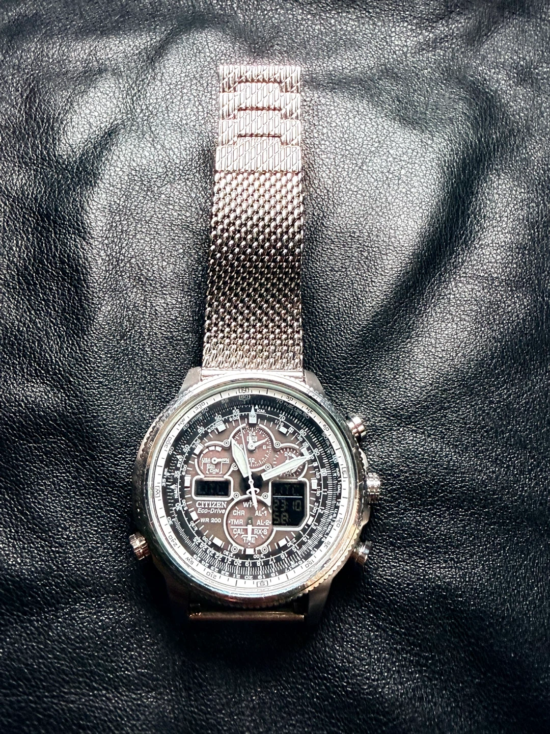 Citizen Navihawk U680-S092876 Eco-Drive Watch open to trades - photo 2