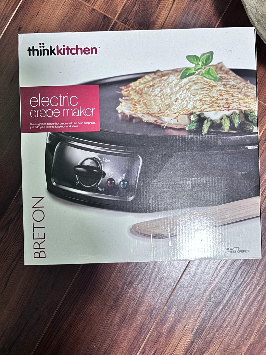 Thinkkitchen Breton Electric Crepe Maker with Accessories - photo 3