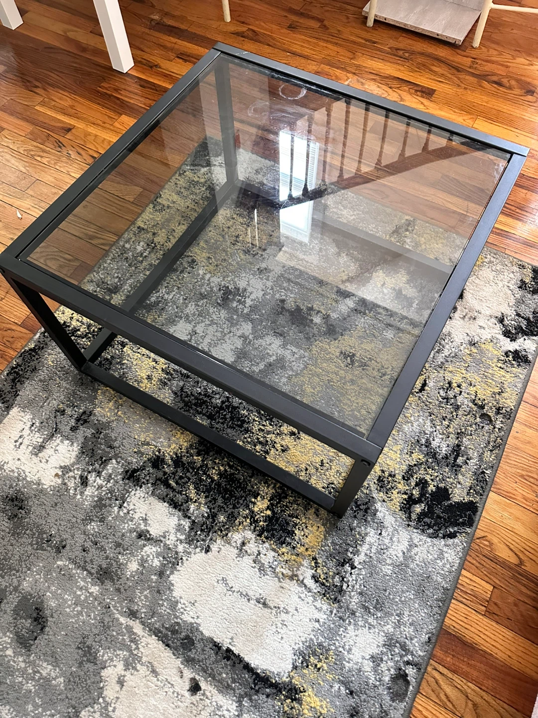 Square Glass Coffee Table - photo 2