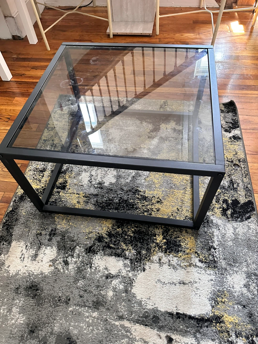 Square Glass Coffee Table