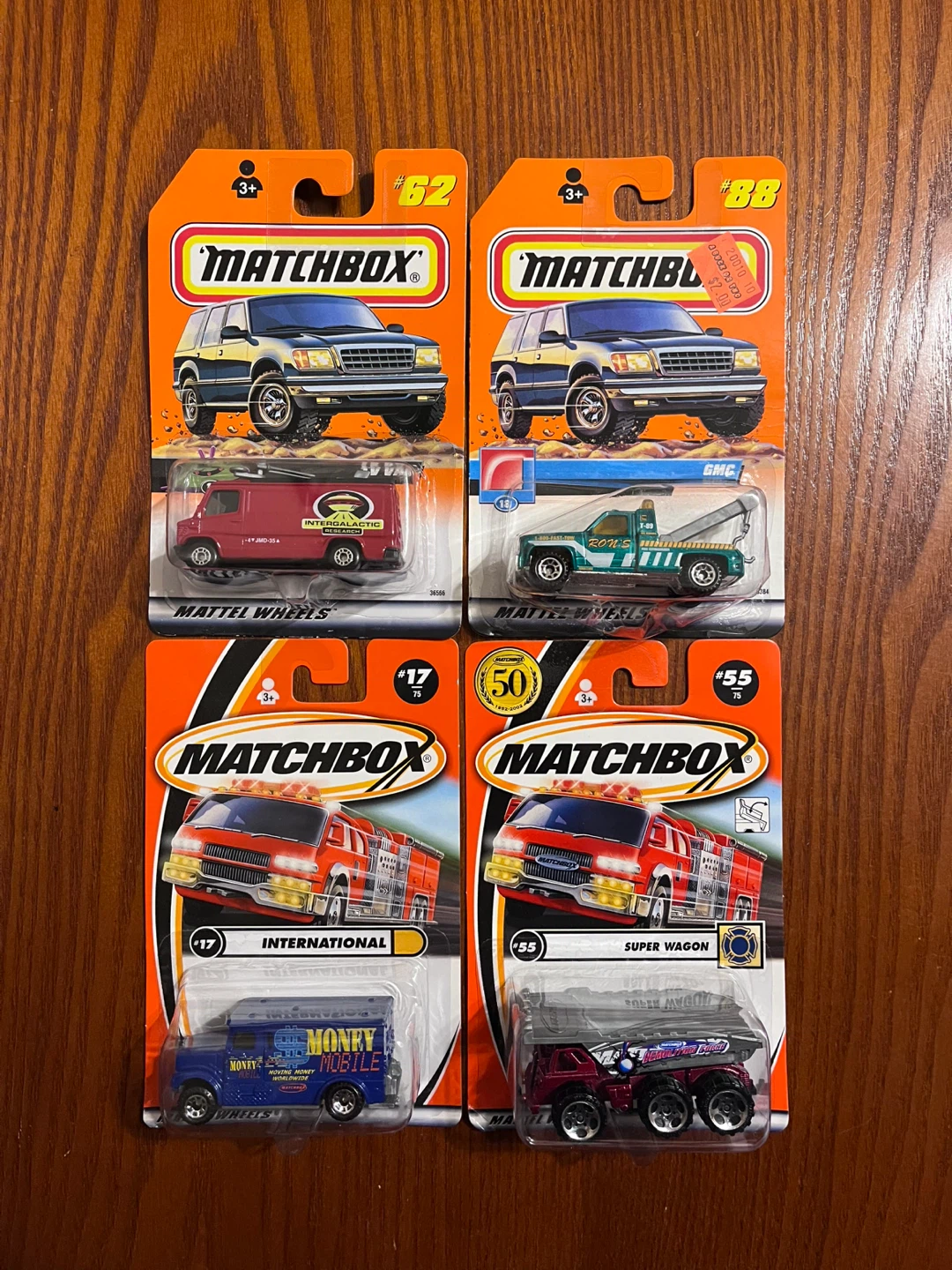 VINTAGE (1998-2001) MATCHBOX (1:64 Scale diecast)