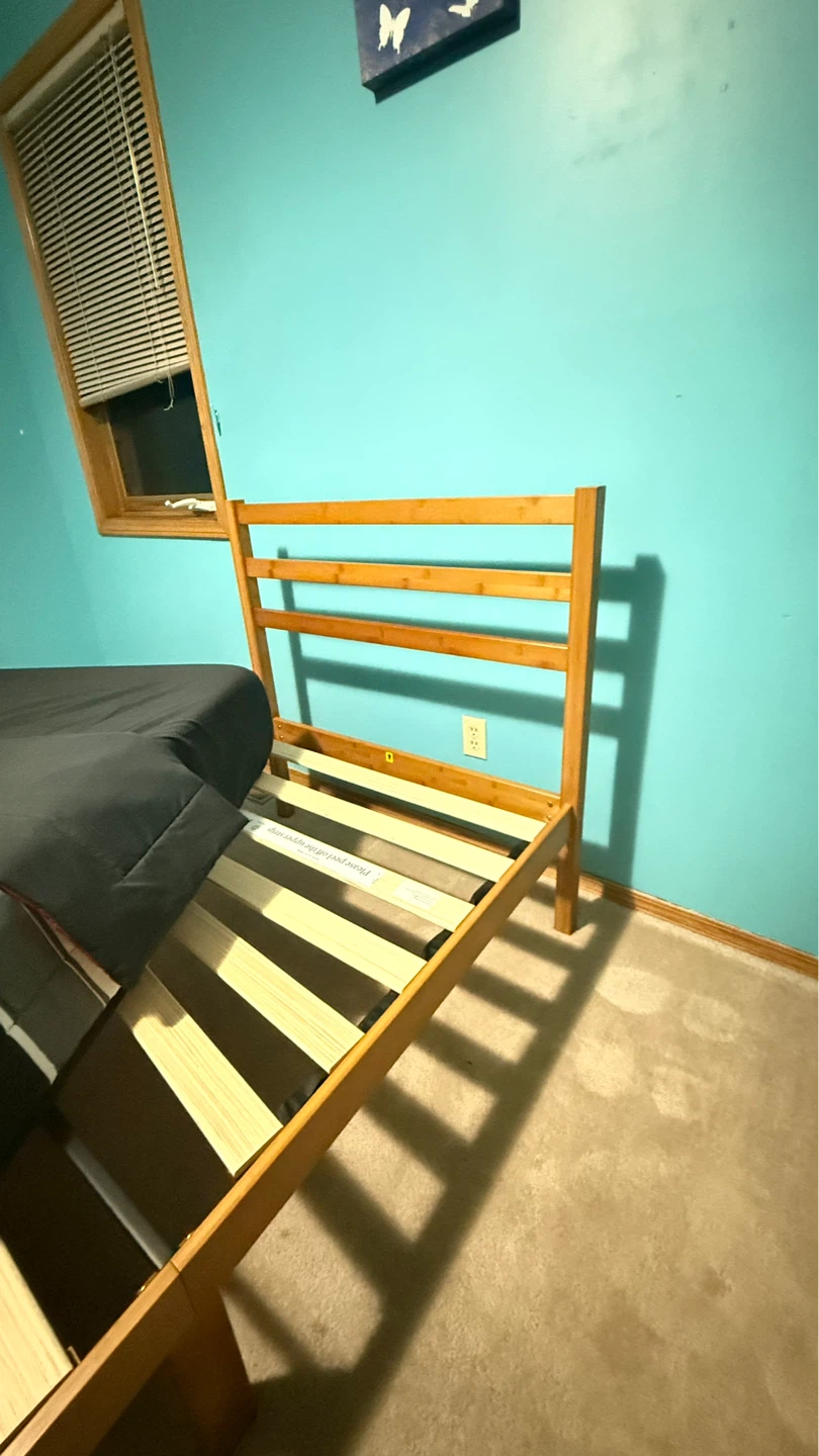 Zinus Twin Bed Frame (LIKE NEW) - 2 of 2 - photo 2