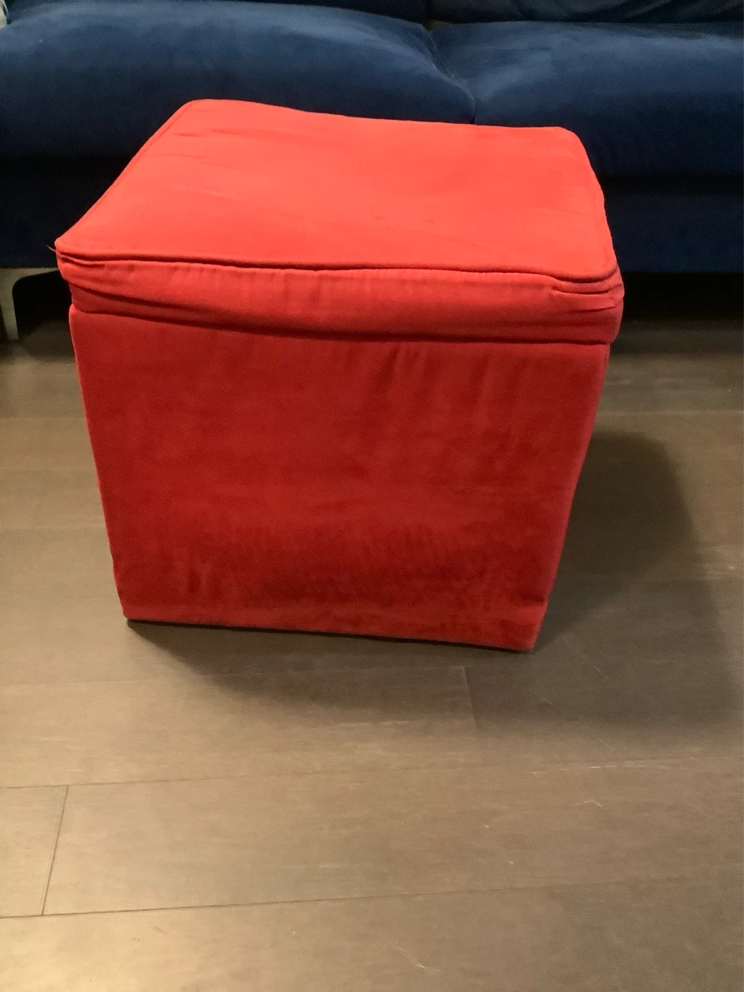 Cube Ottoman with Ludo and Backgammon Game Boards - photo 2