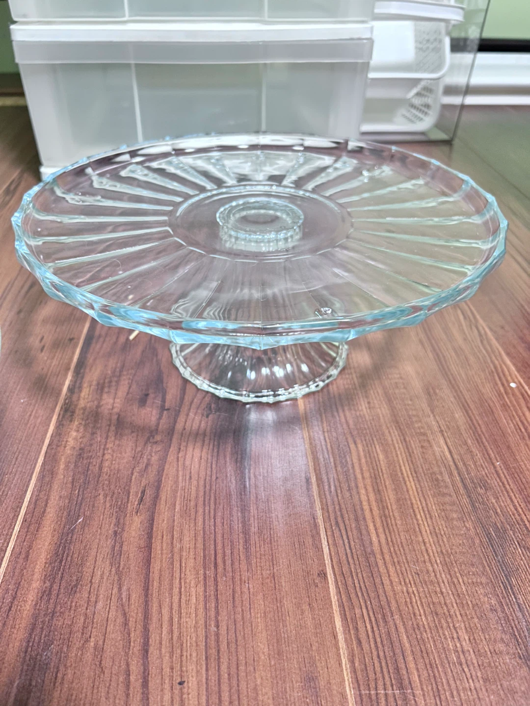 Glass Cake Stand with Dome