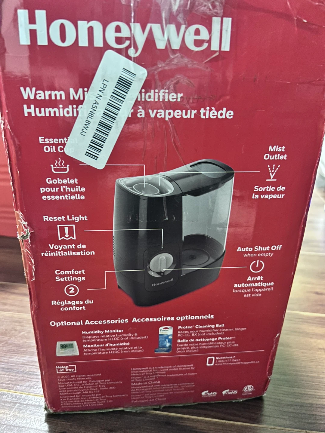 Honeywell Warm Mist Humidifier