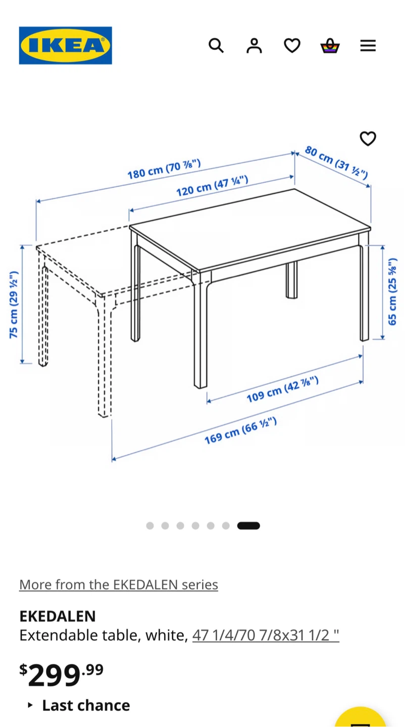 IKEA Extendable Table and 4 Chairs,delivery available for a fee - photo 5
