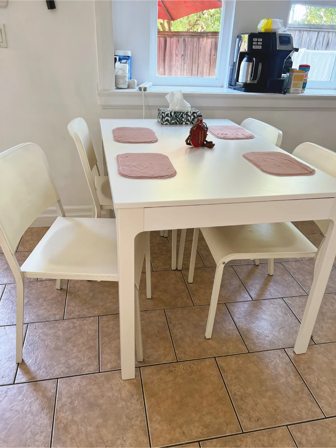 IKEA Extendable Table and 4 Chairs,delivery available for a fee - photo 2