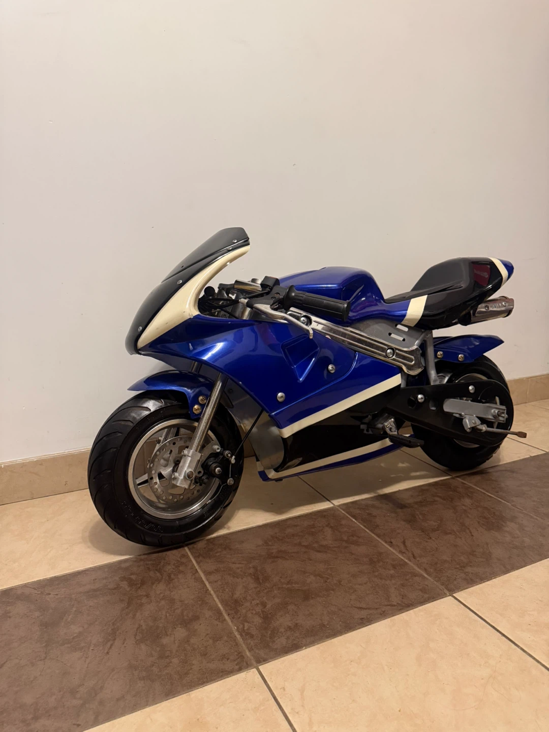 Blue Pocket Bike