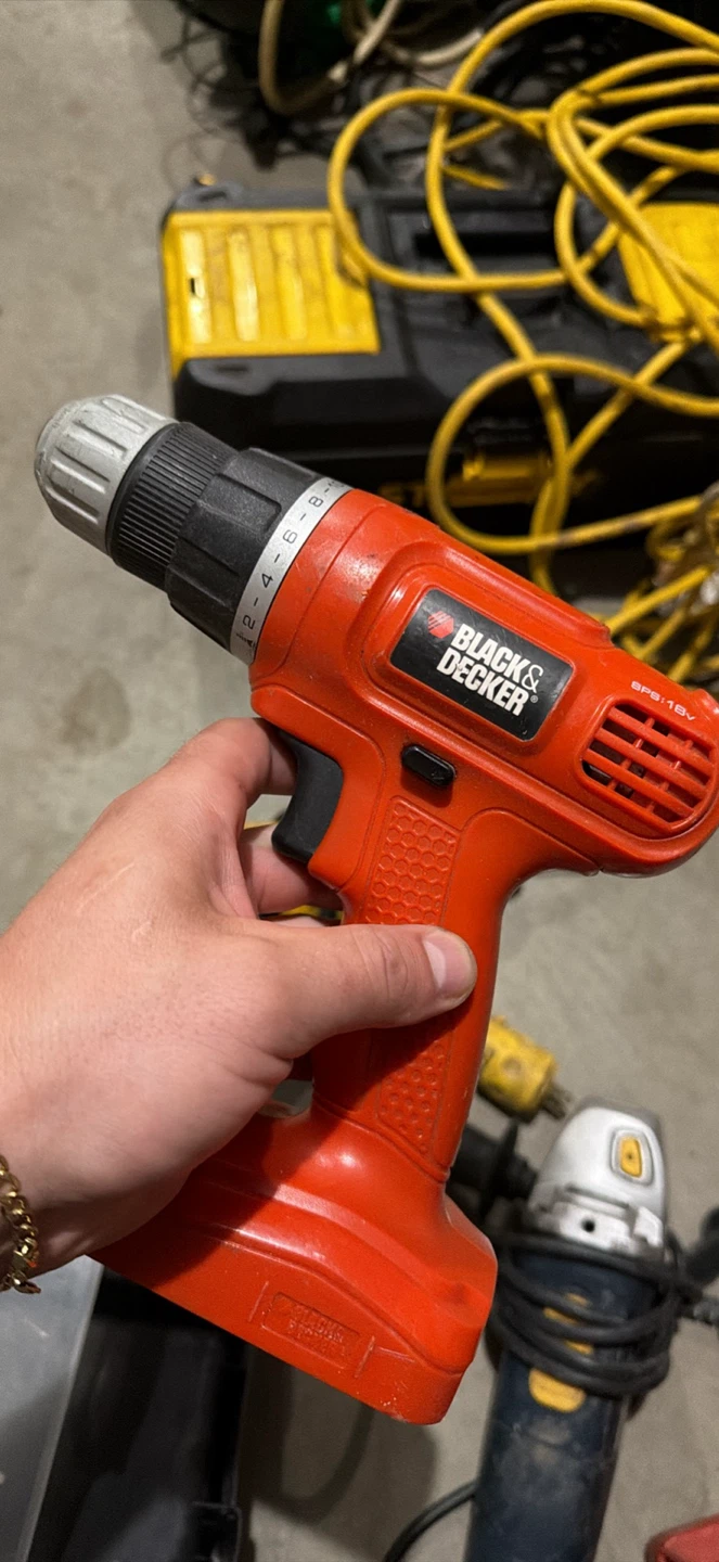 Black & Decker 18V Cordless Drill