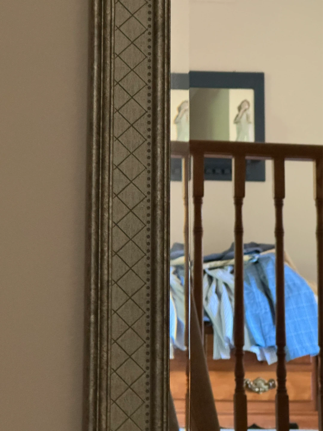 Large Mirror with Decorative Edging - photo 2