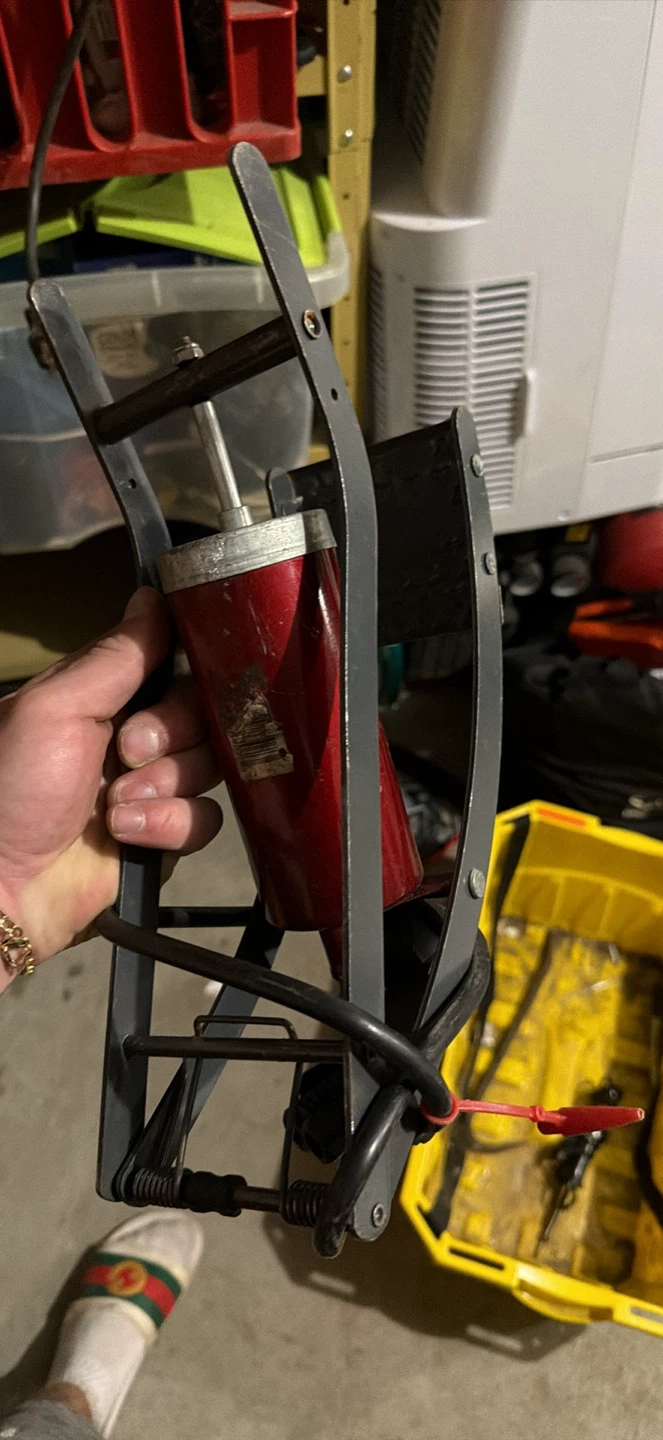 Red Foot Pump