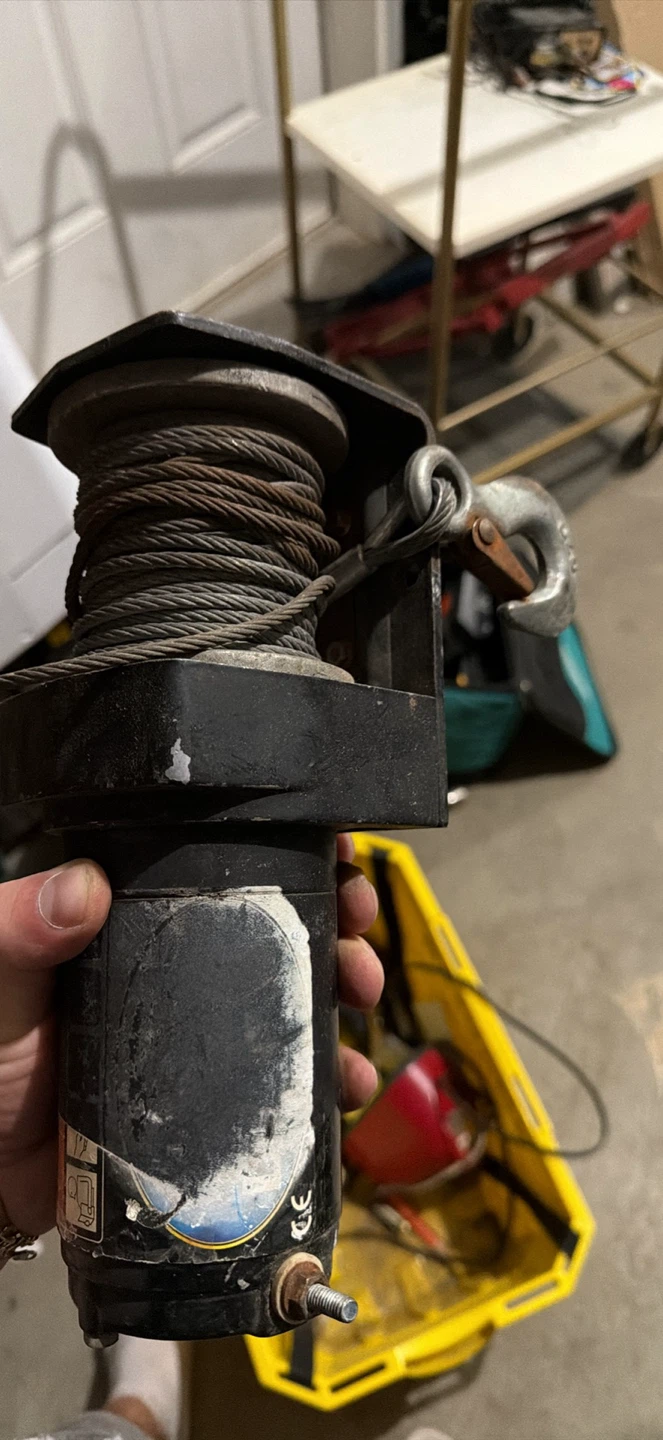 Winch with Cable and Hook