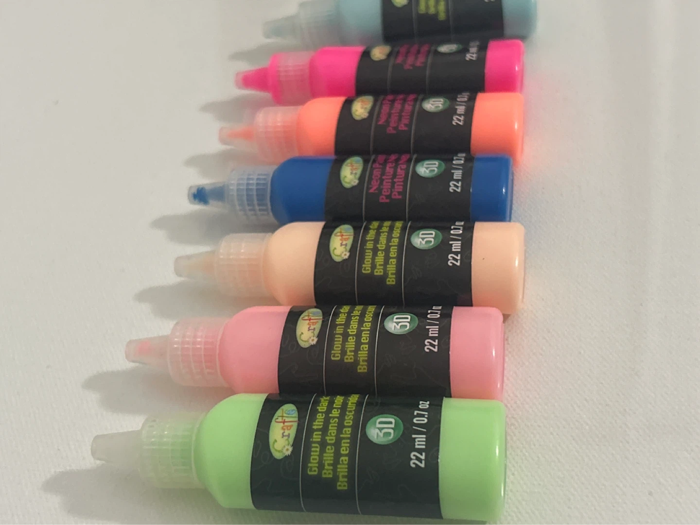 Crafty Glow in the Dark & Neon Paint Set - photo 2