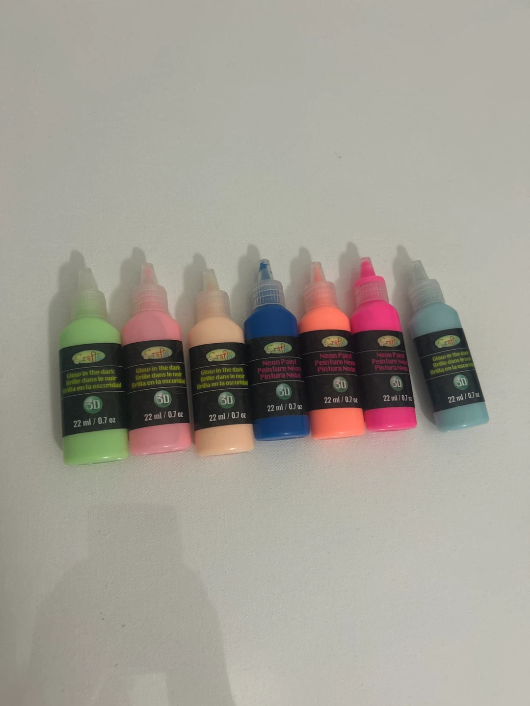Crafty Glow in the Dark & Neon Paint Set
