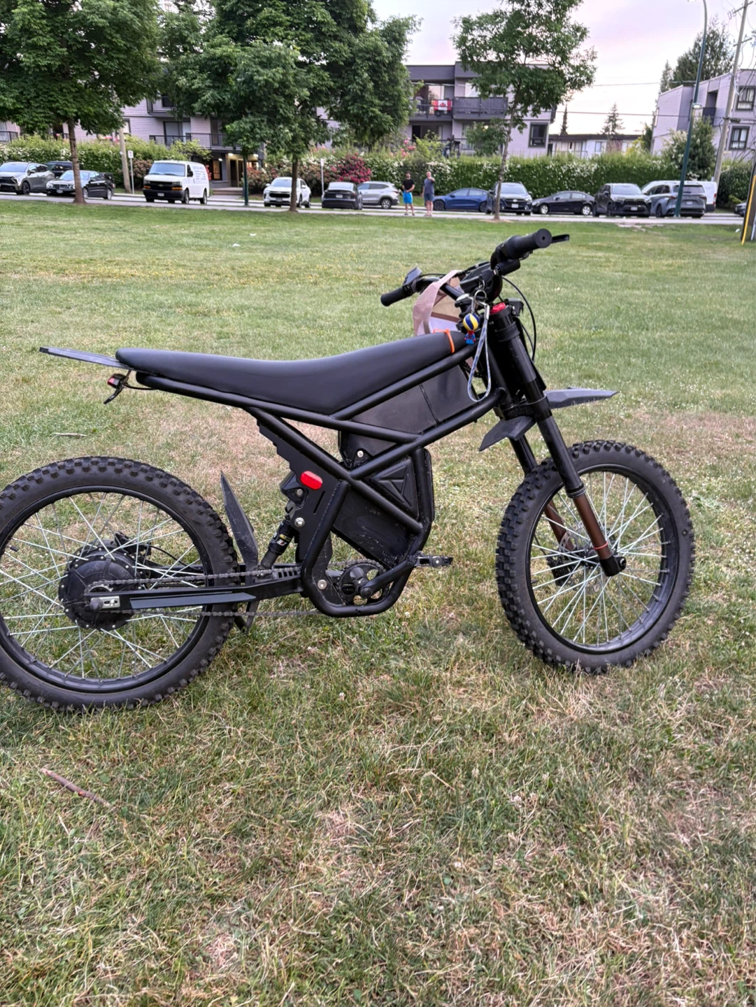 Black Electric Bike