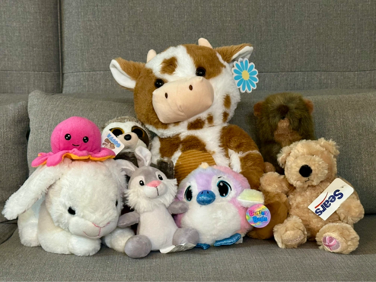 Assorted Plush Stuffed Animals