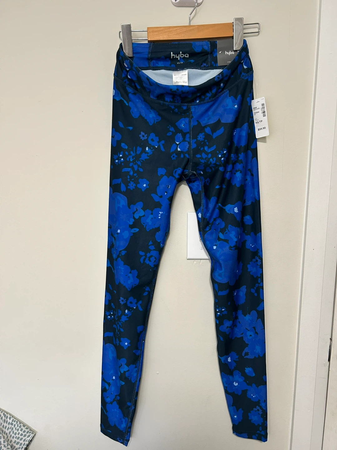 Hyba Blue Floral Leggings - XS/TP