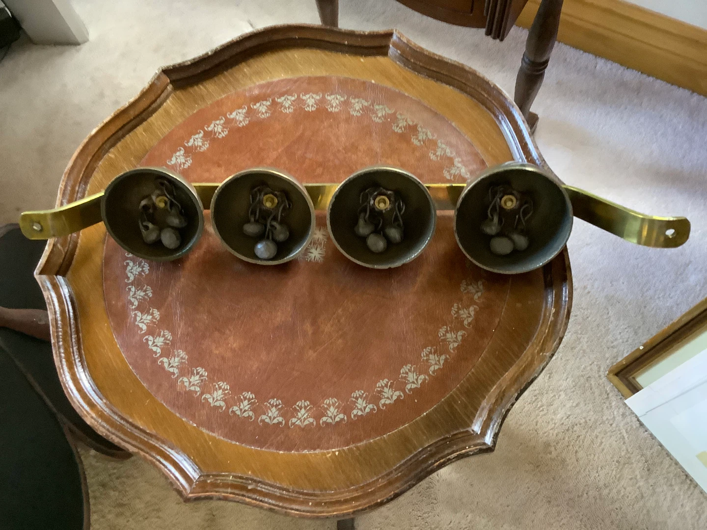 #2 Four Vintage Brass Bells 🐞 - photo 2