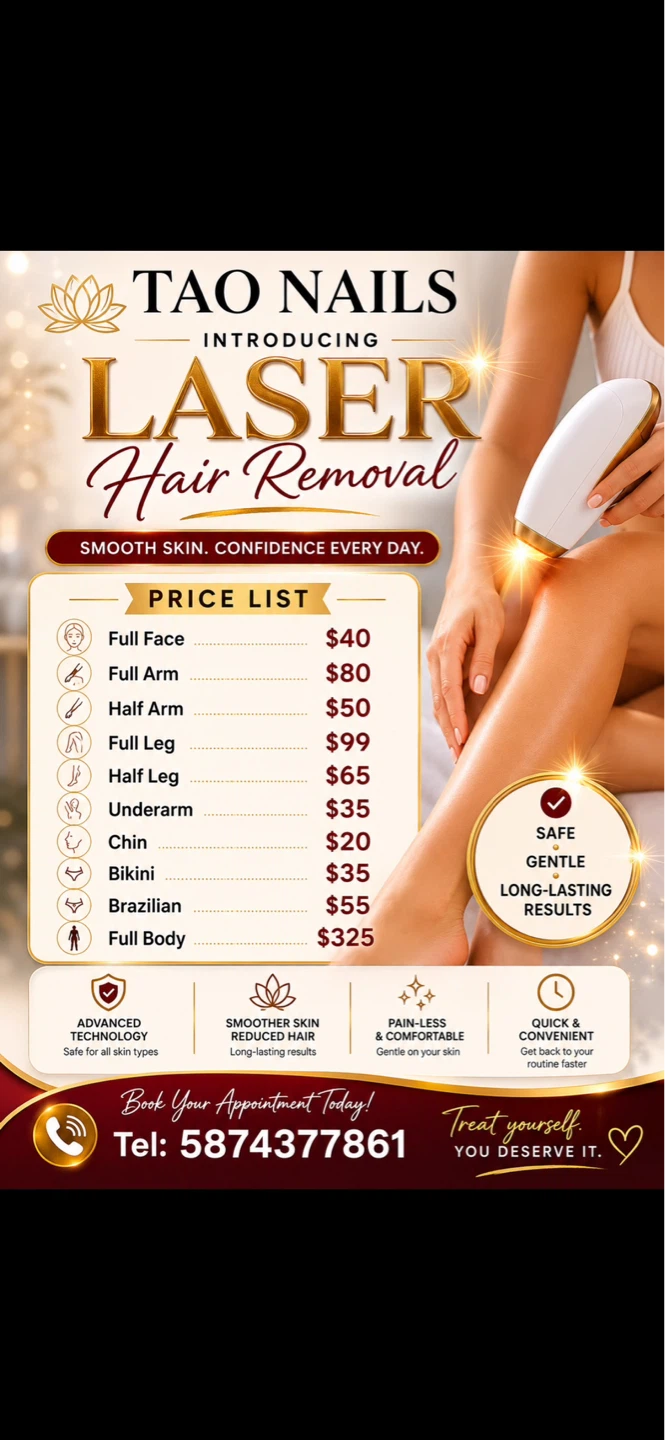 Tao Nails Laser Hair Removal Service - photo 5