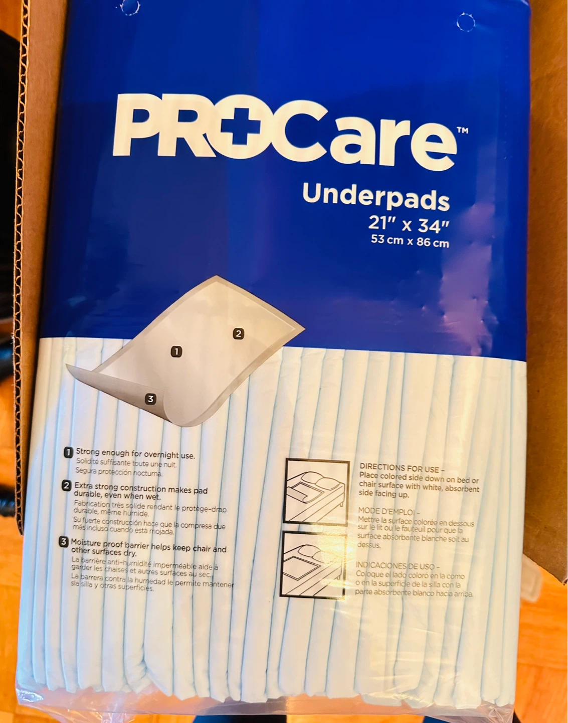 PROcare Underpads 21" x 34"