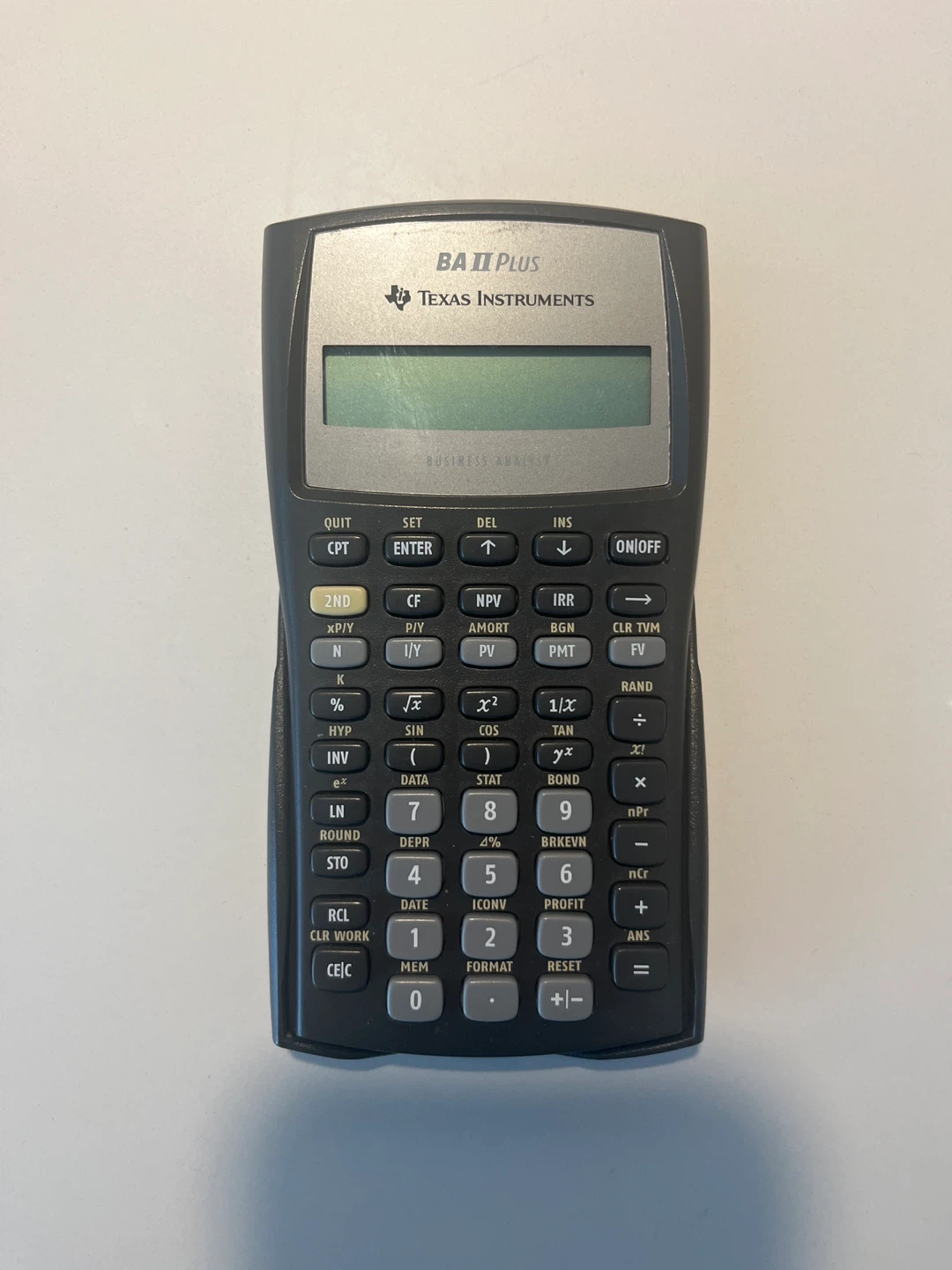 Texas Instruments BA II PLUS Business Analyst Calculator