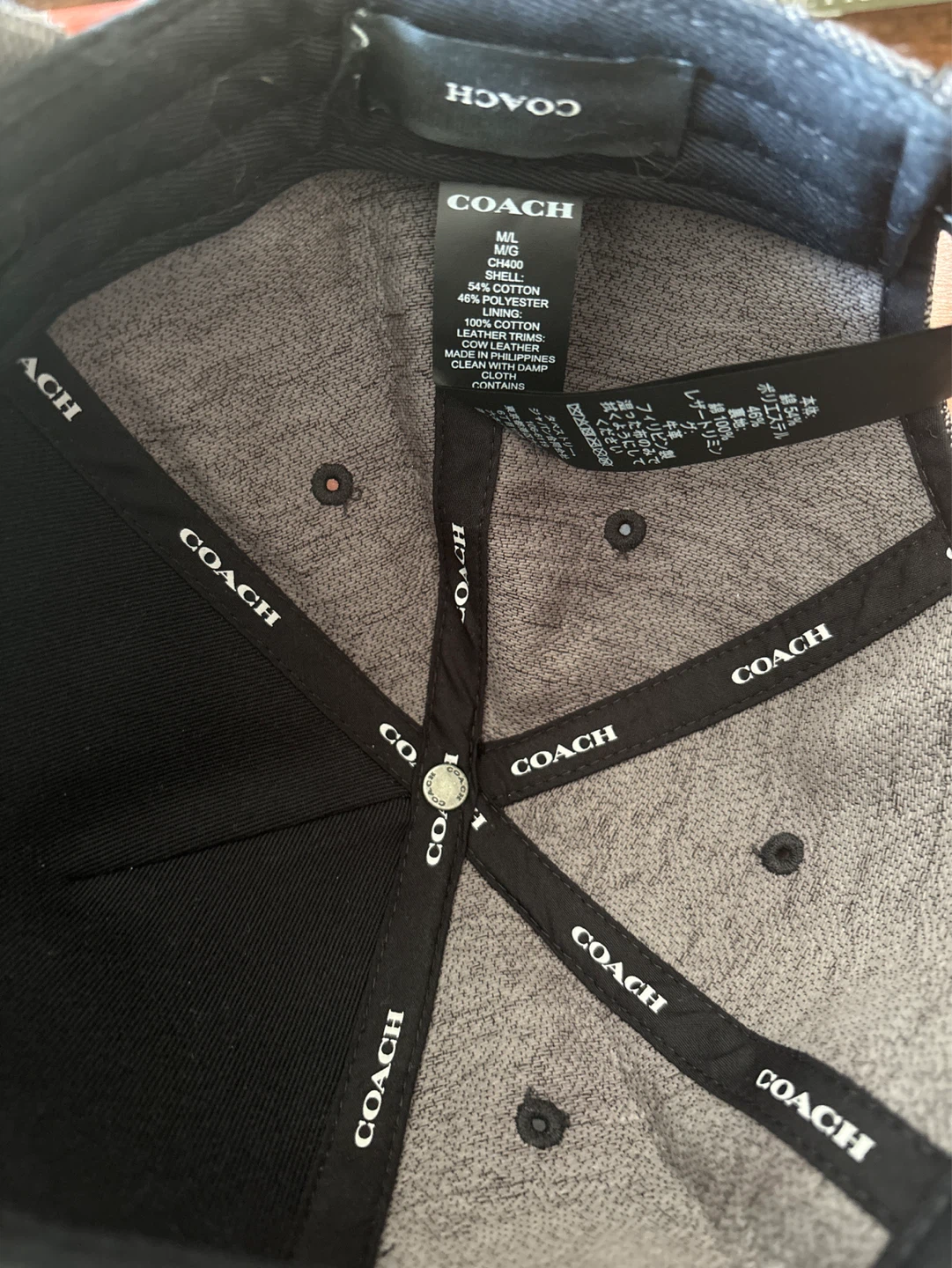 Coach Signature Baseball Cap - M/G - photo 2