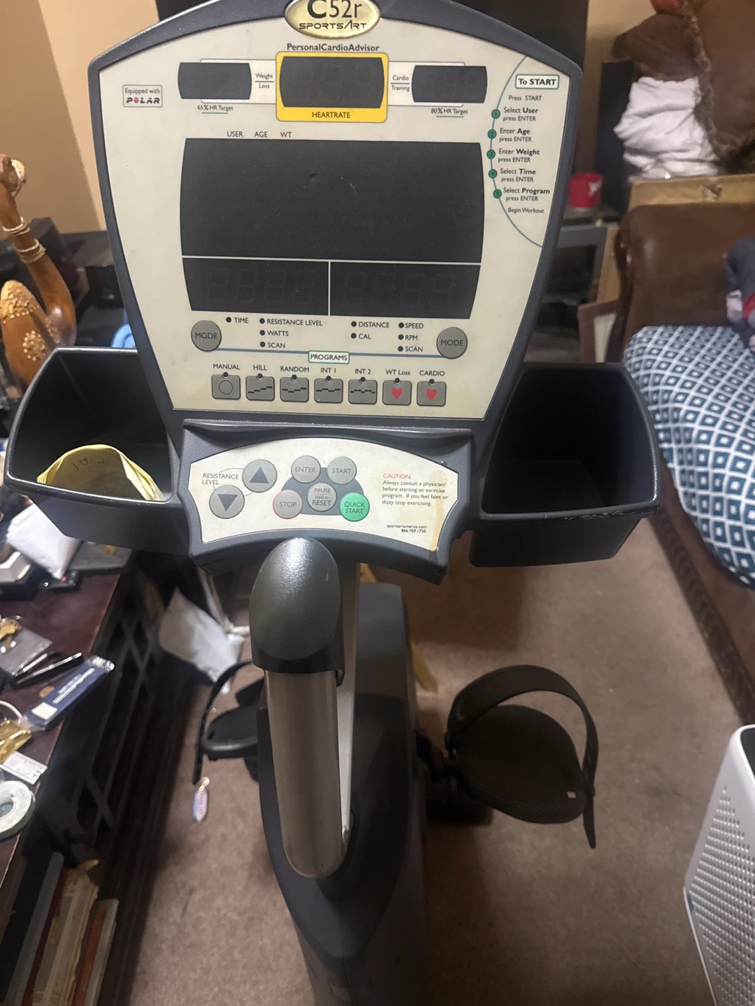 SportsArt C52r Upright Exercise Bike