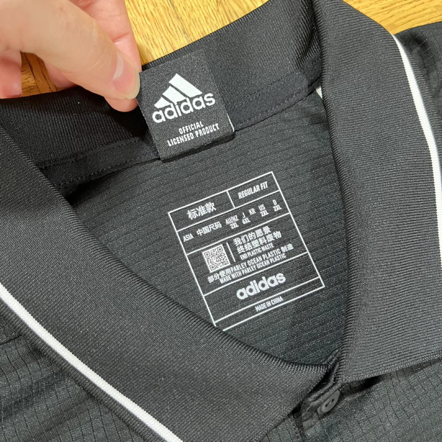 Adidas All Blacks Rugby Polo Shirt - photo 5