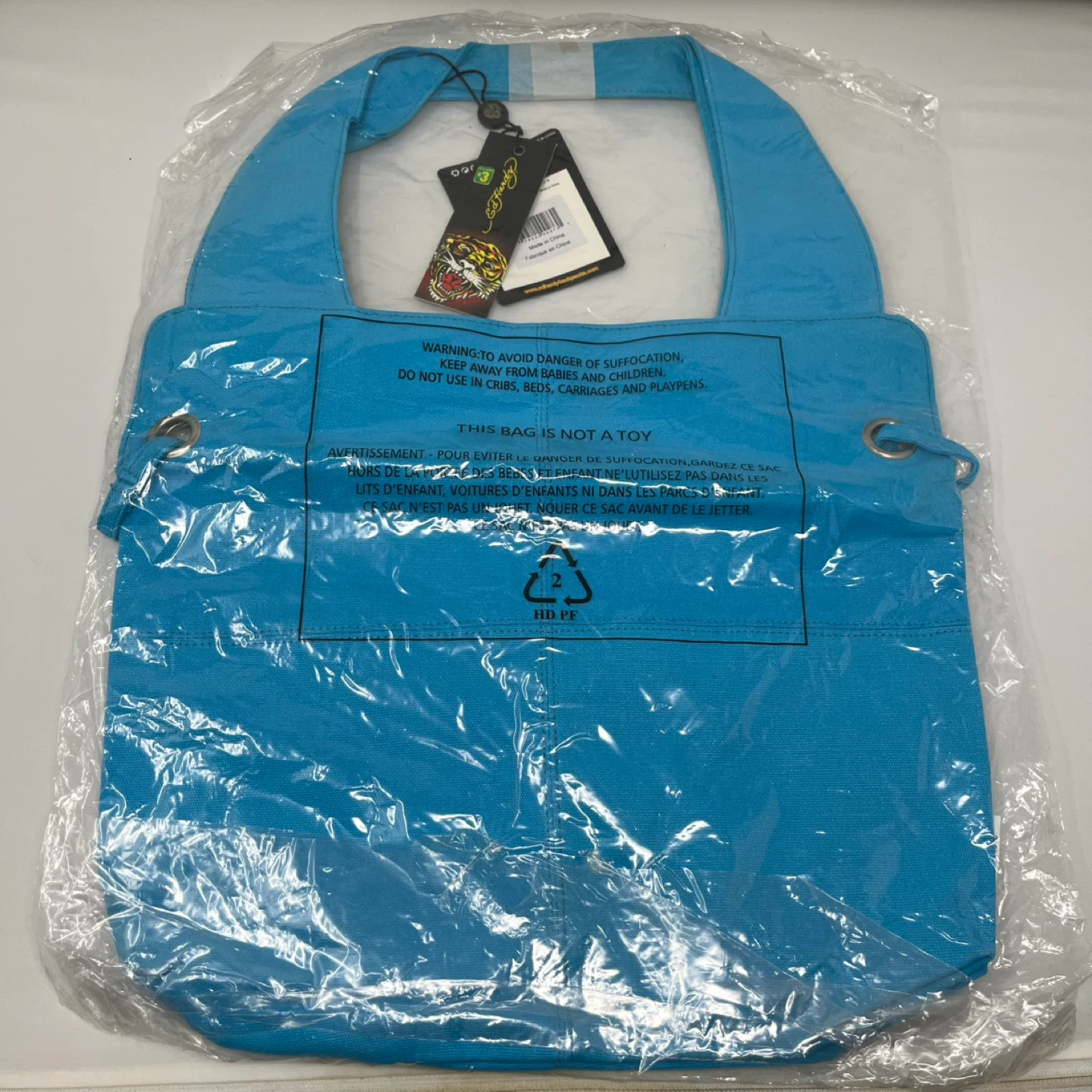 Ed Hardy Blue Tote Bag - photo 4