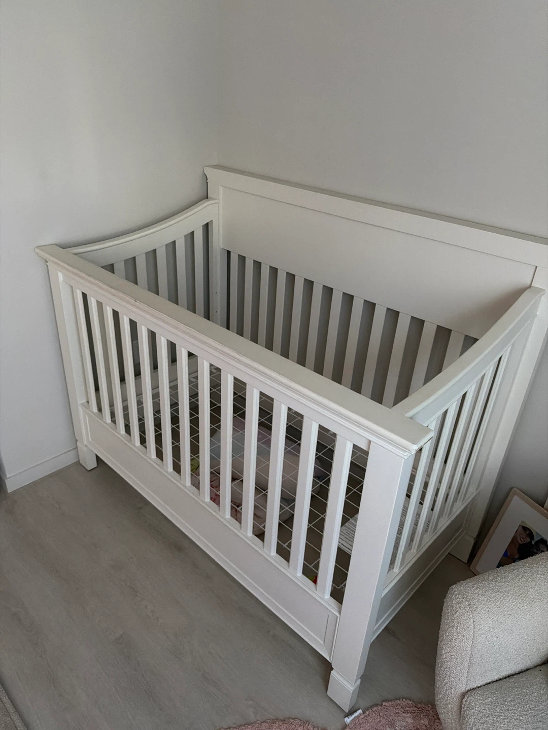 White Baby Crib - photo 3