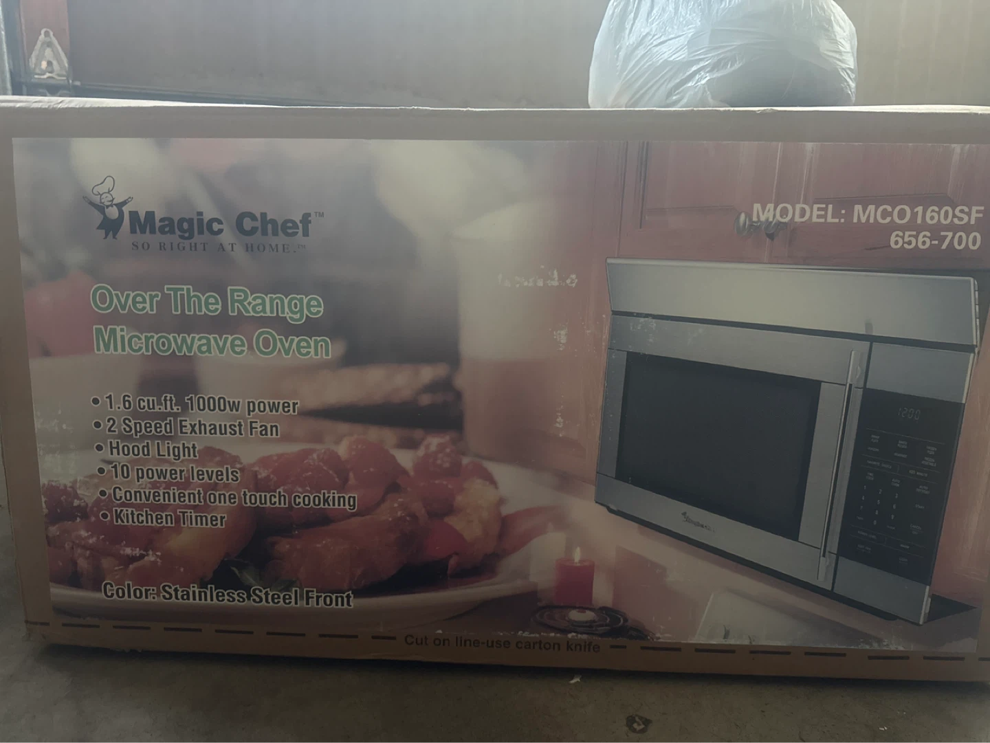 Magic Chef Over The Range Microwave Oven MCO160SF