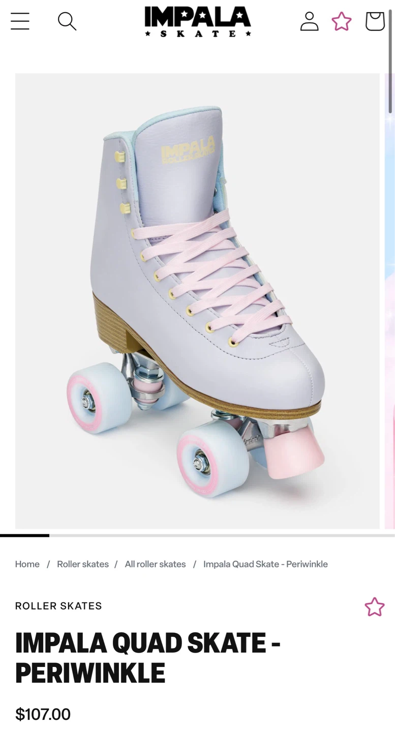 Impala Quad Skates - Periwinkle