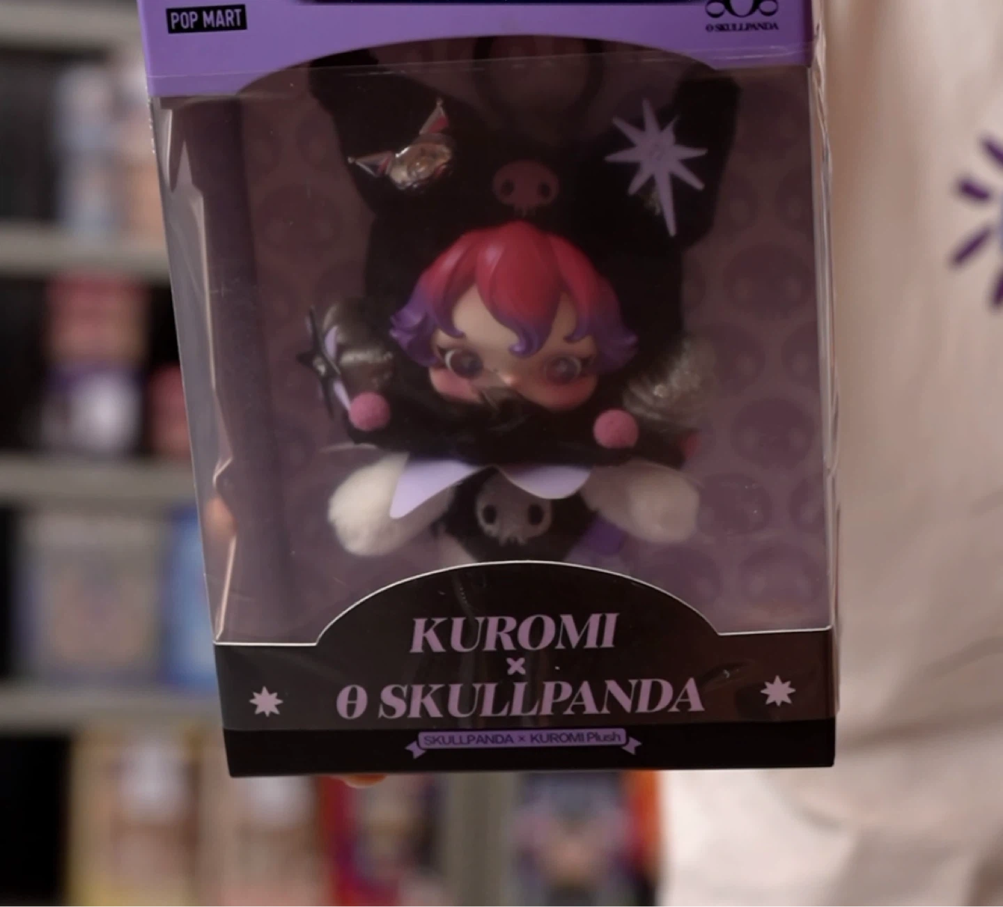 Kuromi x SKULLPANDA Plush – Brand New ✨