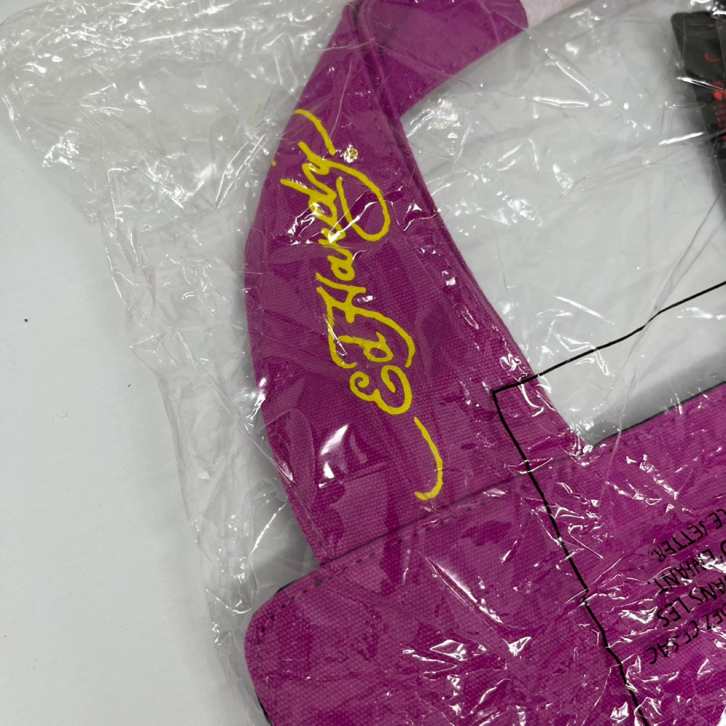 Ed Hardy Purple Tote Bag with Rhinestone Flower Design - photo 5