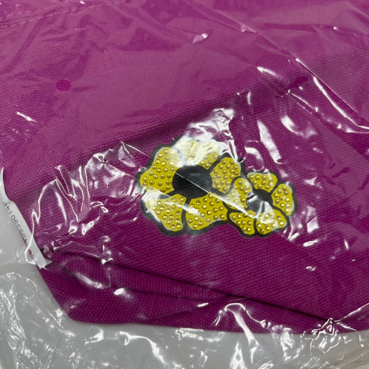 Ed Hardy Purple Tote Bag with Rhinestone Flower Design - photo 3