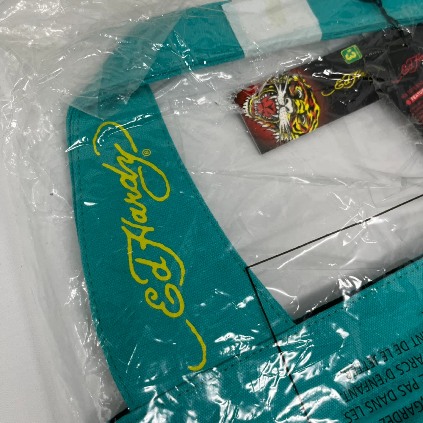 Ed Hardy Tote Bag - Teal - photo 4