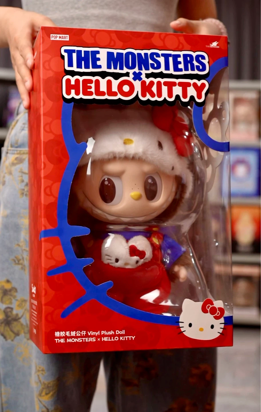 Pop Mart The Monsters x Hello Kitty Vinyl Plush Doll