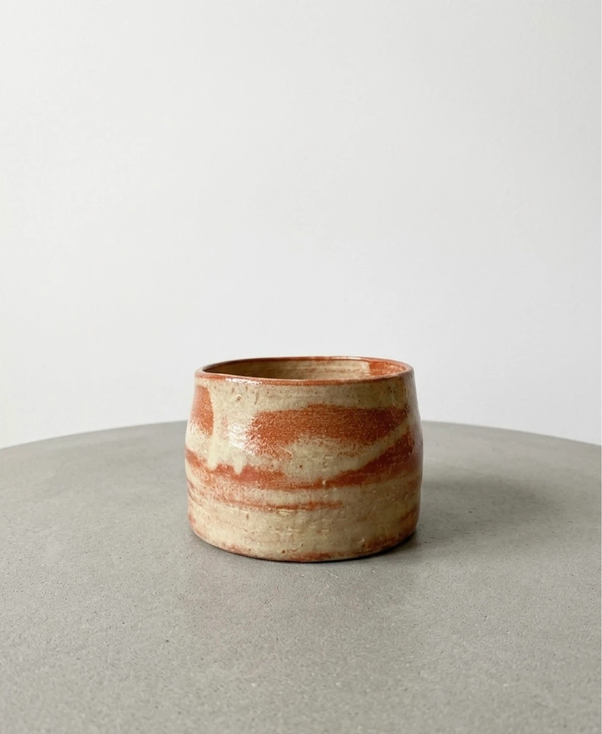 Glazed Ceramic Marbled Pot - photo 3